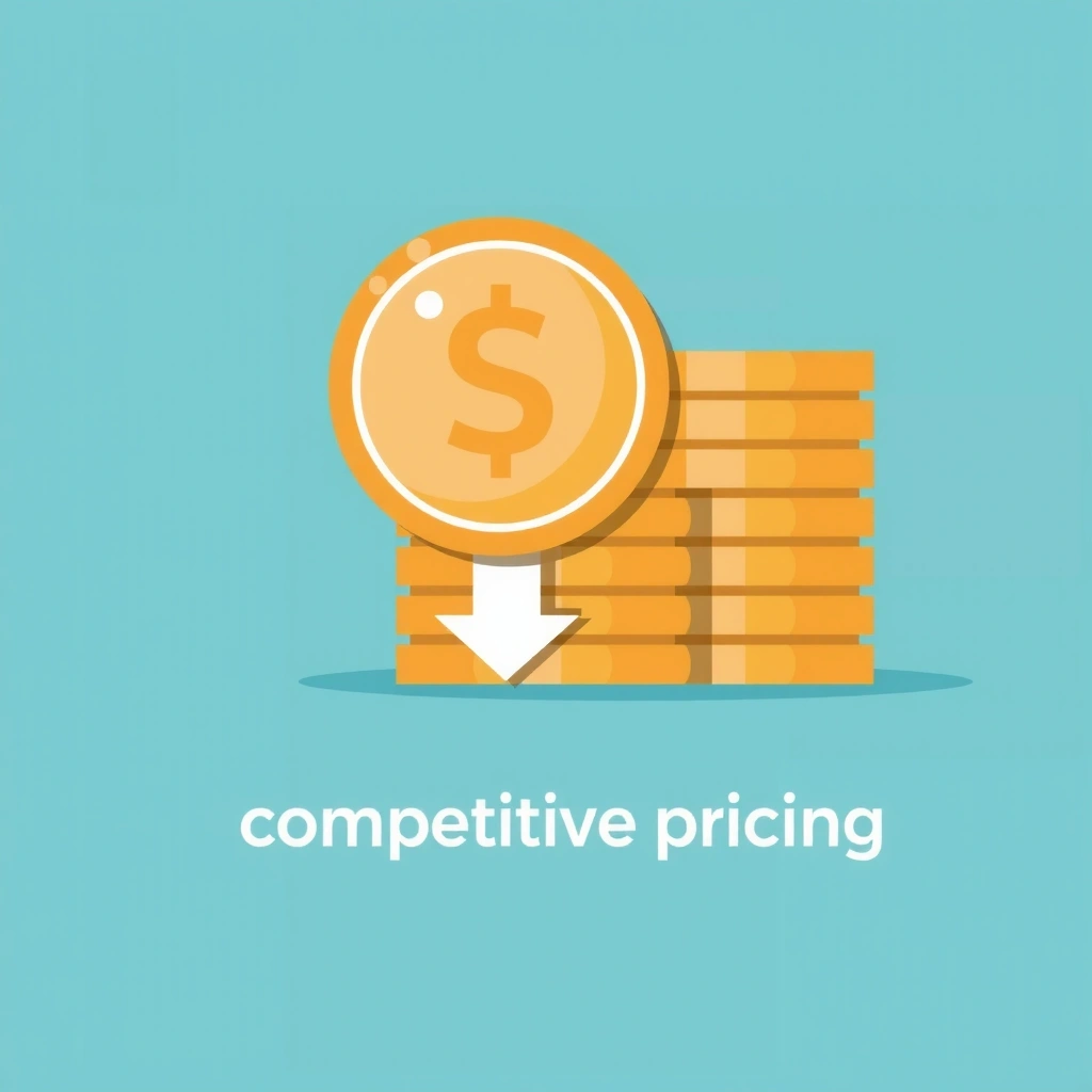 Icon for competitive pricing