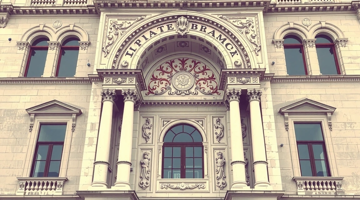 Abstract image representing a historic building.